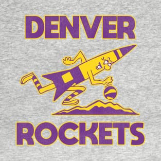 Defunct Denver Rockets Basketball Team T-Shirt